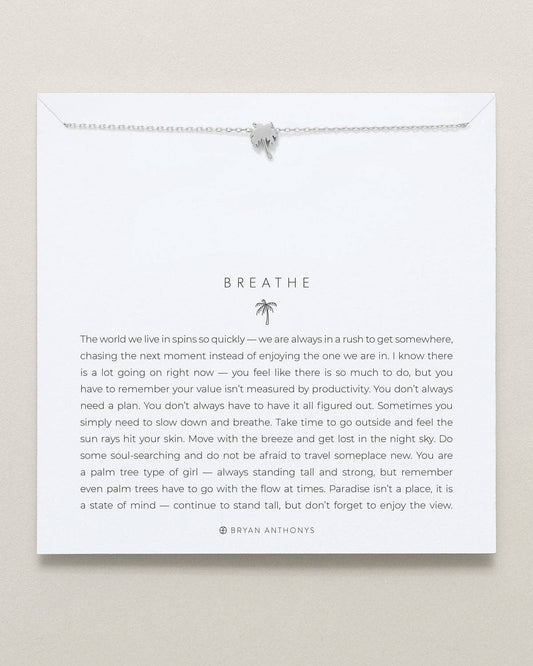 Breathe Icon Necklace