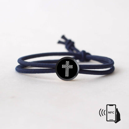 Daily Inspiration Smart Bracelet - Cross - Elastic