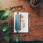 Denim Distressed Blue Notebook Pouch