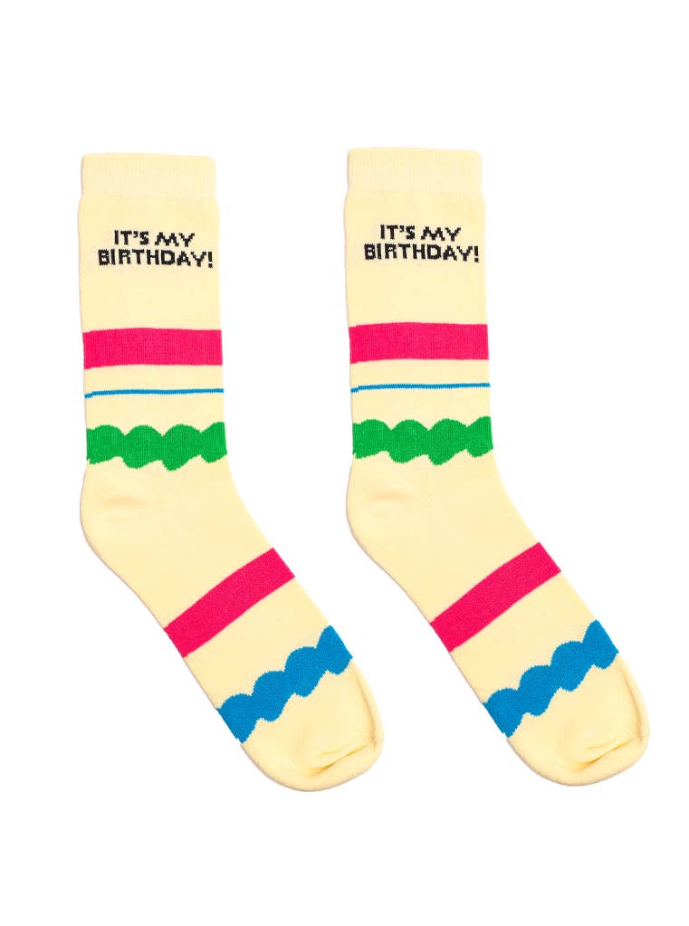 "It's My Birthday" - Cake Socks