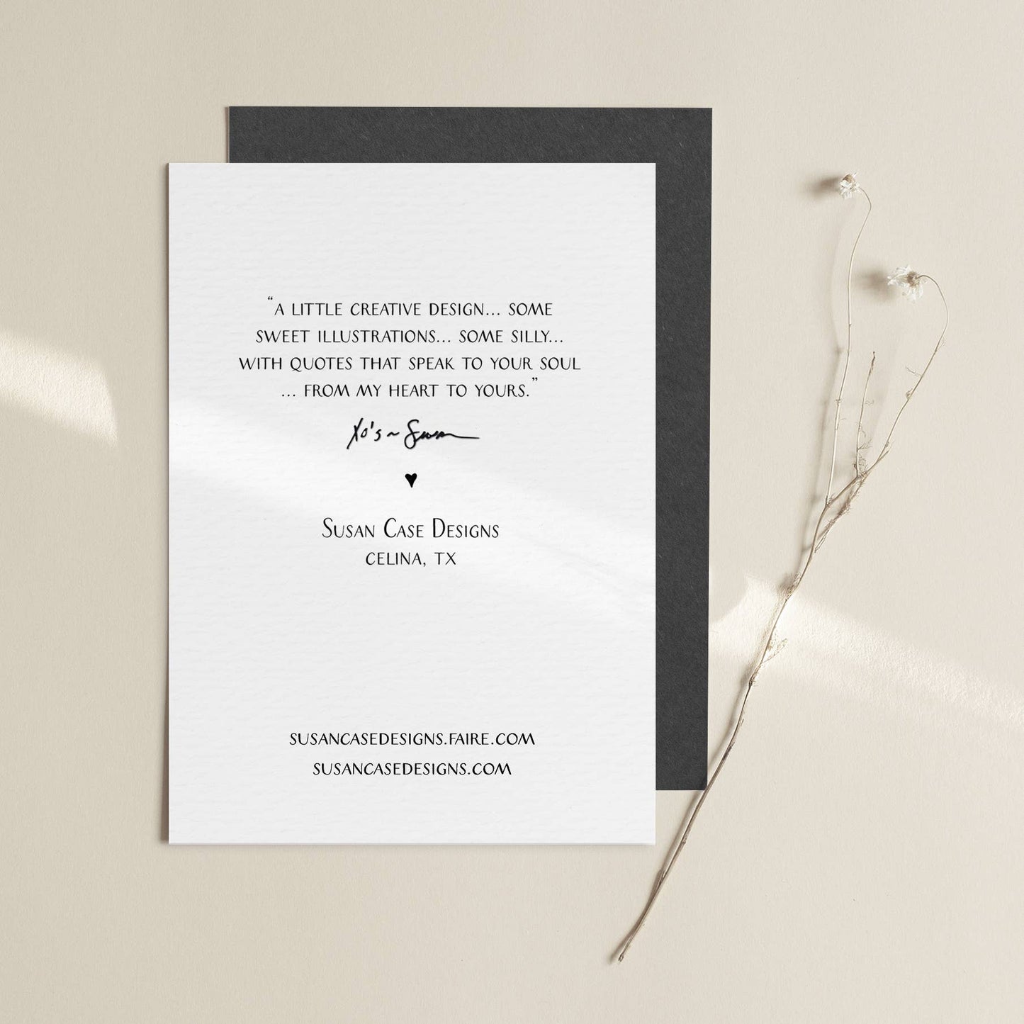 Big Daisy Smiley Face Card