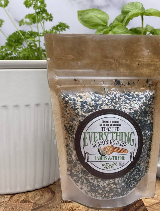 Toasted Everything Bagel Seasoning & Dip