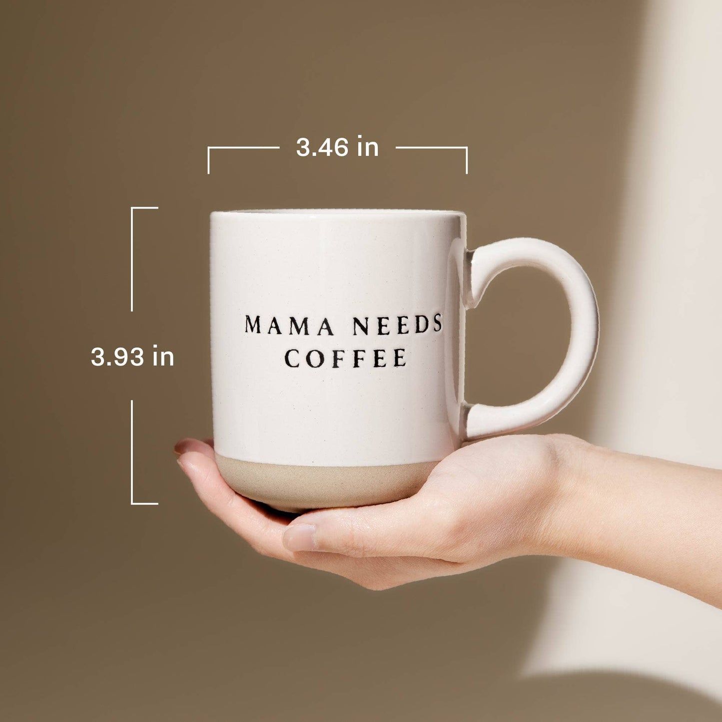 Strong & Courageous Stoneware Coffee Mug -Gifts & Home Decor
