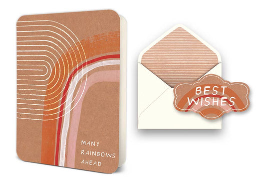 Many Rainbows Ahead - Deluxe Greeting Card