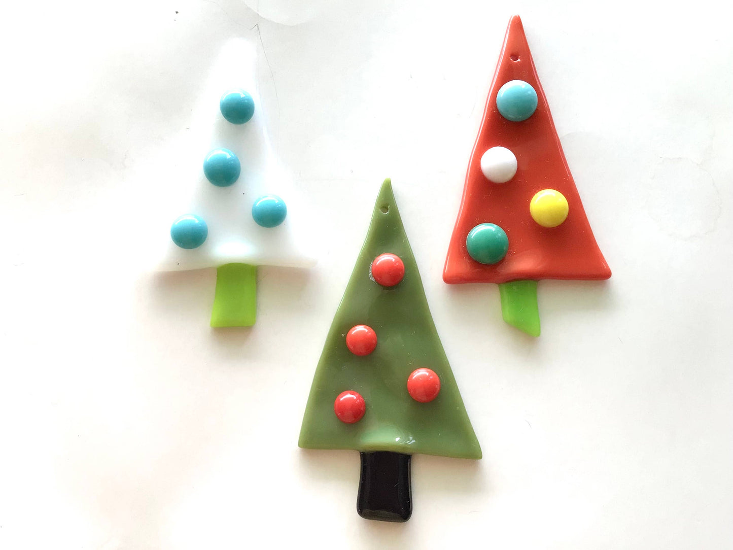 Glass Forest Tree Ornament