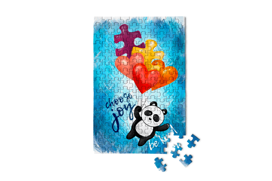 Choose Joy Panda | Mini Jigsaw Puzzle