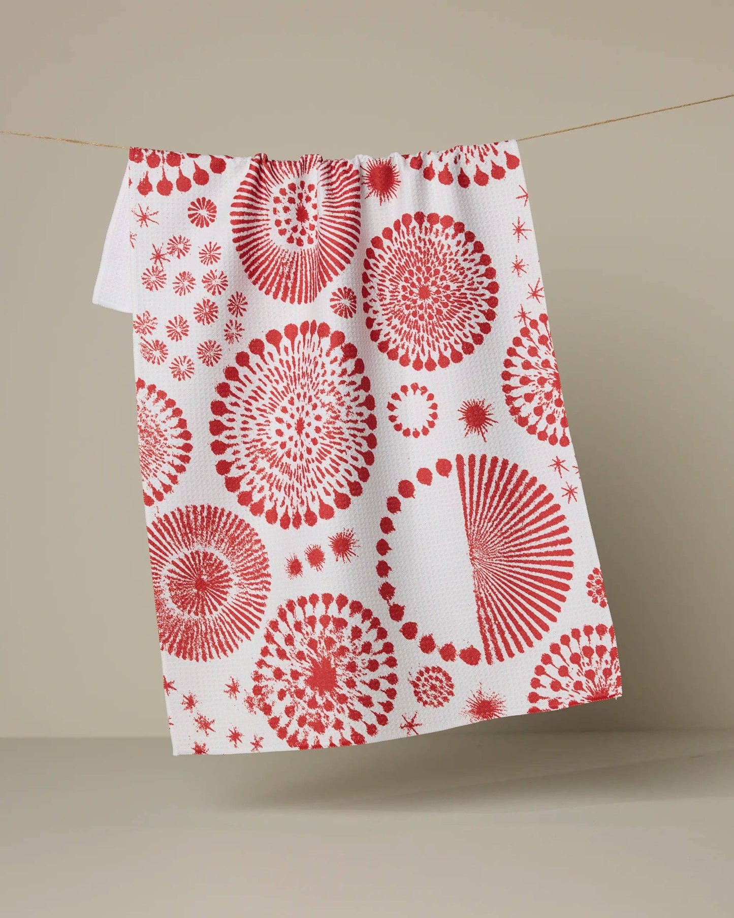 Freedom Sparks Geometry Tea Towel