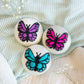 Rainbow Monarch Butterfly Eco Wool Dryer Ball