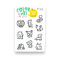 Pocket Pets Color & Stickers