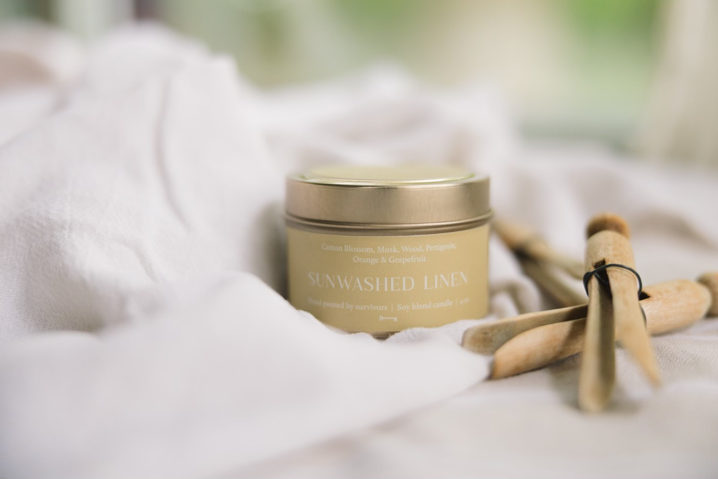 Sunwashed Linen Travel Tin 