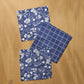 Posy Plaid Geometry Dishcloth Set