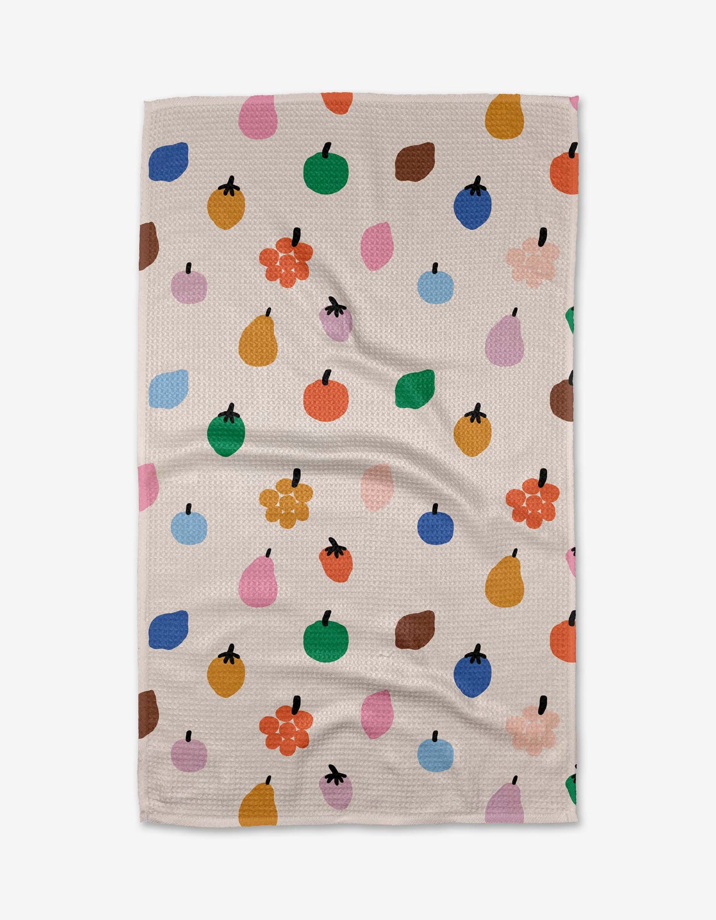 Fruit Basket Geometry Tea Towel