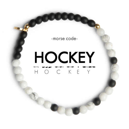 HOCKEY | Morse Code Bracelet