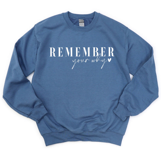 Remember Your Why | Sweatshirt