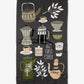 But First, Coffee Geometry Tea Towel