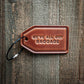 We've All Got Baggage Leather Luggage Tag