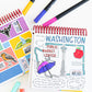 Roadtrip Trinkets Deluxe Spiral Coloring Book with Stickers