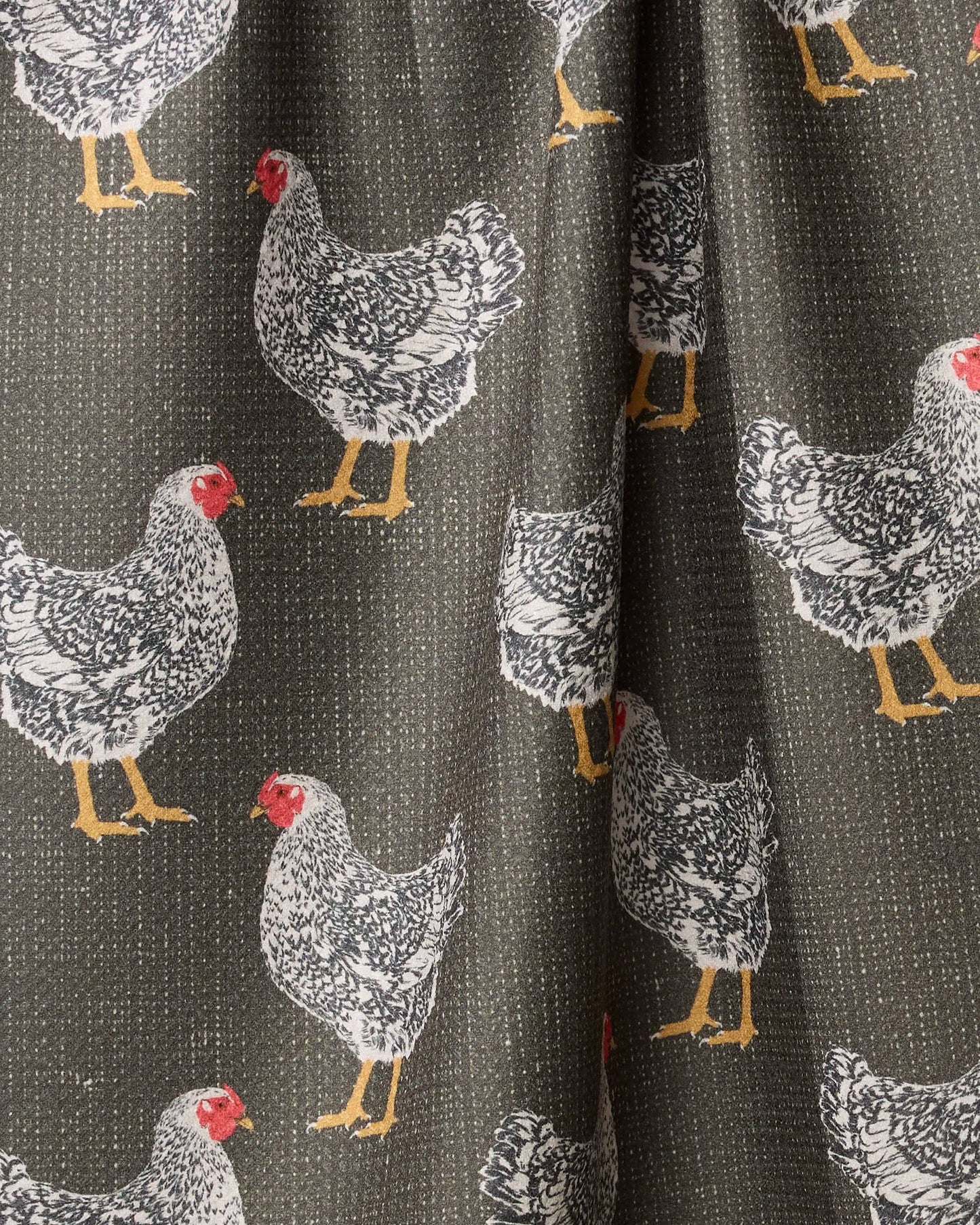 Hen House Geometry Tea Towel