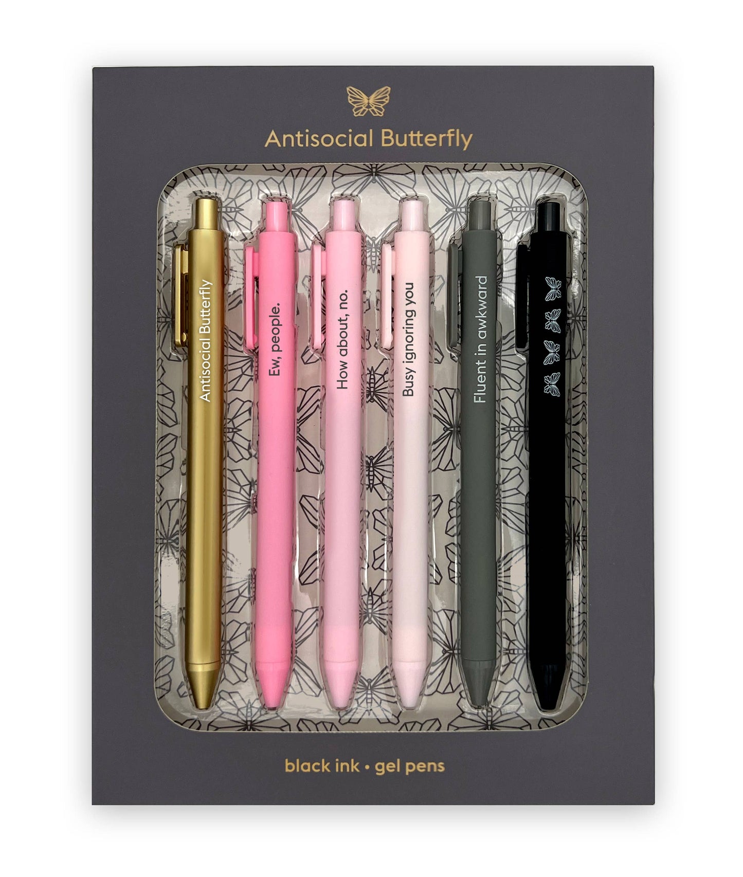 Antisocial Butterfly | Gel Pen Set