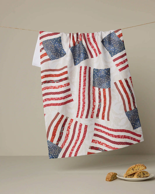 Patchwork Pride Geometry Tea Towel