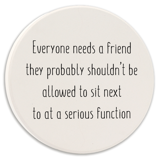 Car Coaster Everyone Needs a Friend They Probably
