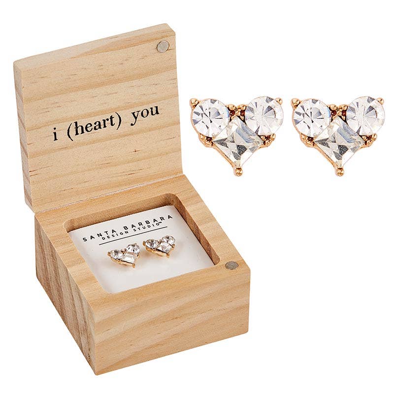 I (Heart) You - Treasure Box Earrings