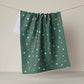 Moss Tile Shuffle Geometry Tea Towel