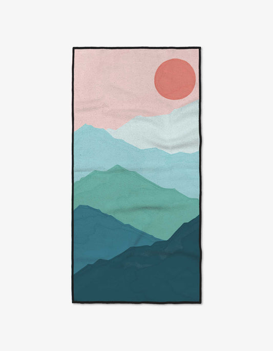 Landscape Geometry Fitness Towel