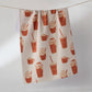 Spice Season Geometry Tea Towel