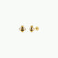 Bumble Bee Enamel Flat Back Earrings