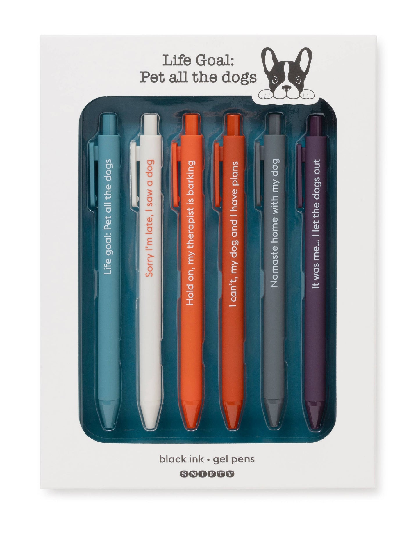 "Life Goal Pet All The Dogs" - Pen Set