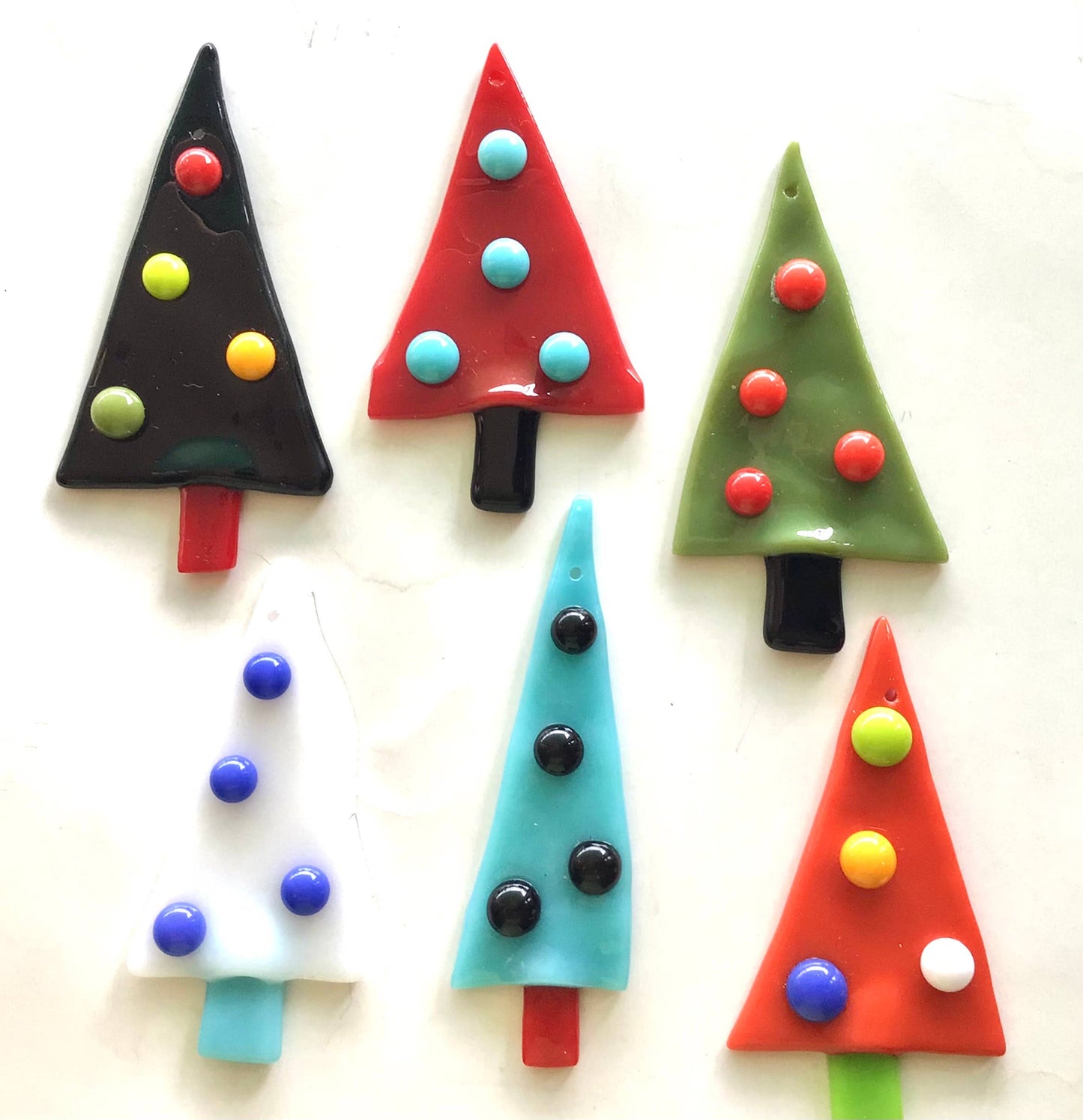 Glass Forest Tree Ornament