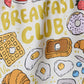 Breakfast Club Geometry Tea Towel