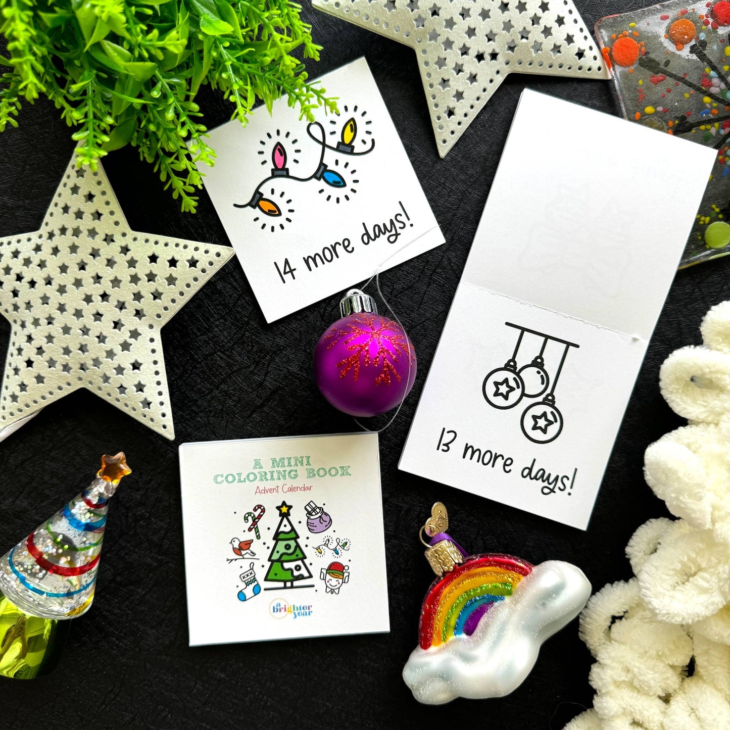Color Your Own Advent Calendar Mini Coloring Book