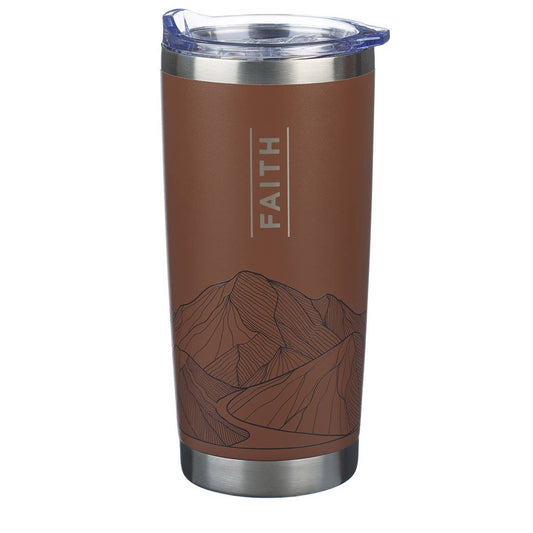 Brown Faith Mountains - SS Tumbler