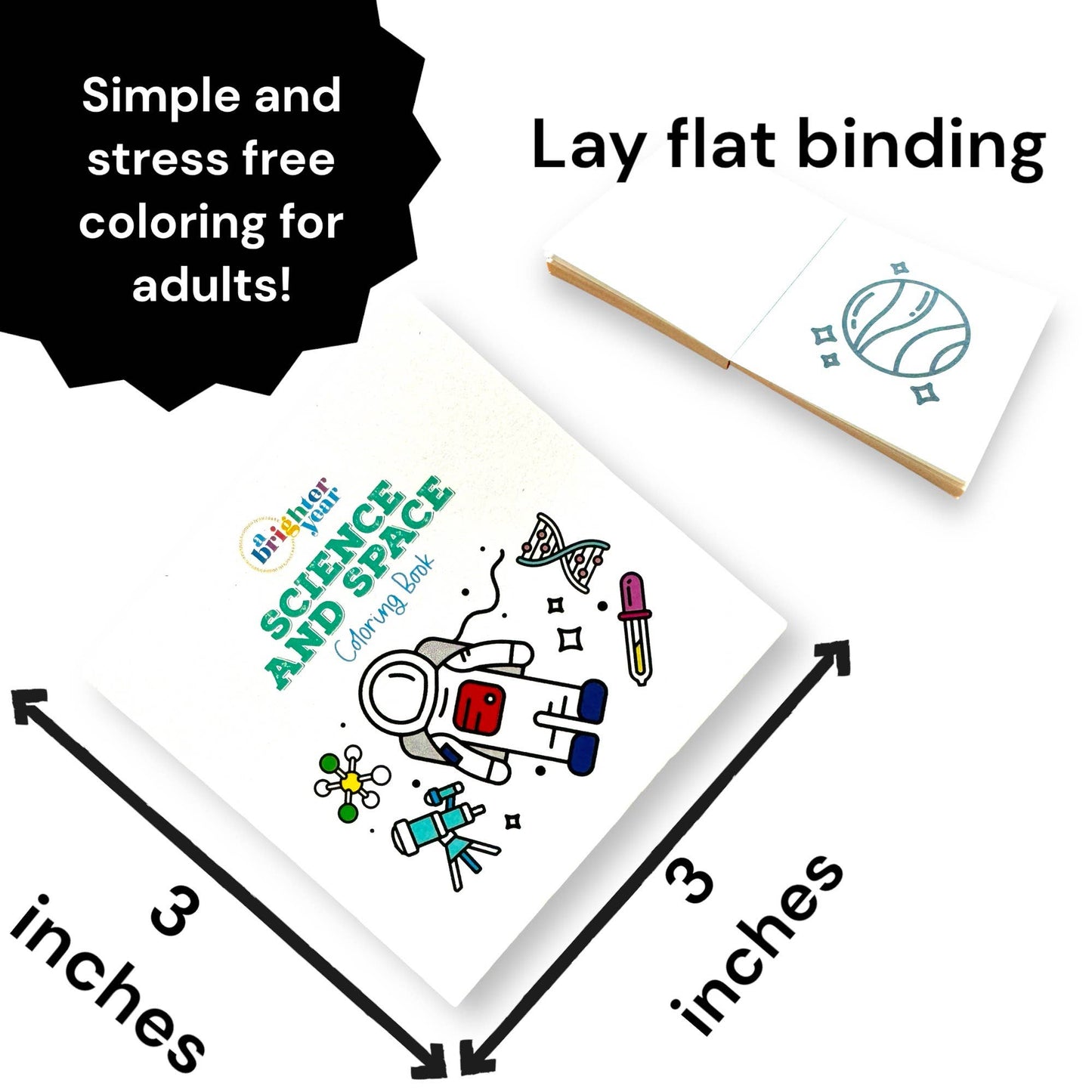 Science and Space Mini Coloring Book