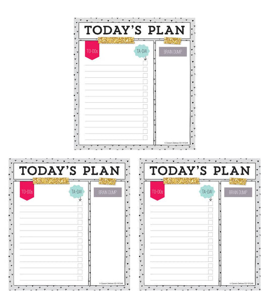 Today's Plan Notepad - Value Pack