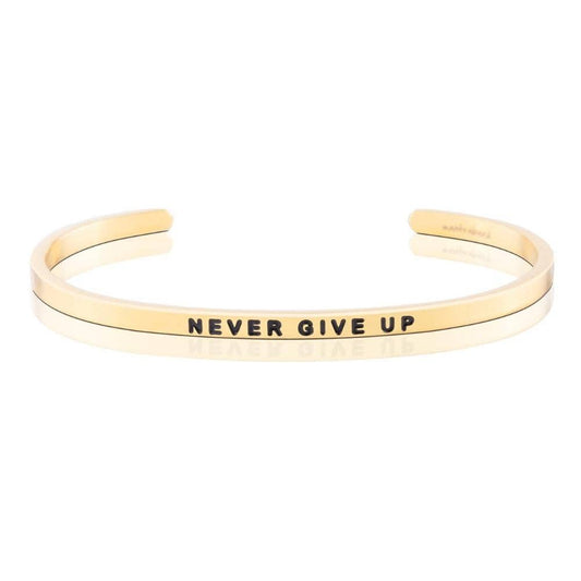 Never Give Up | Cuff Bracelet