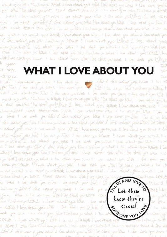 What I Love About You - Personalized Journal/Diary