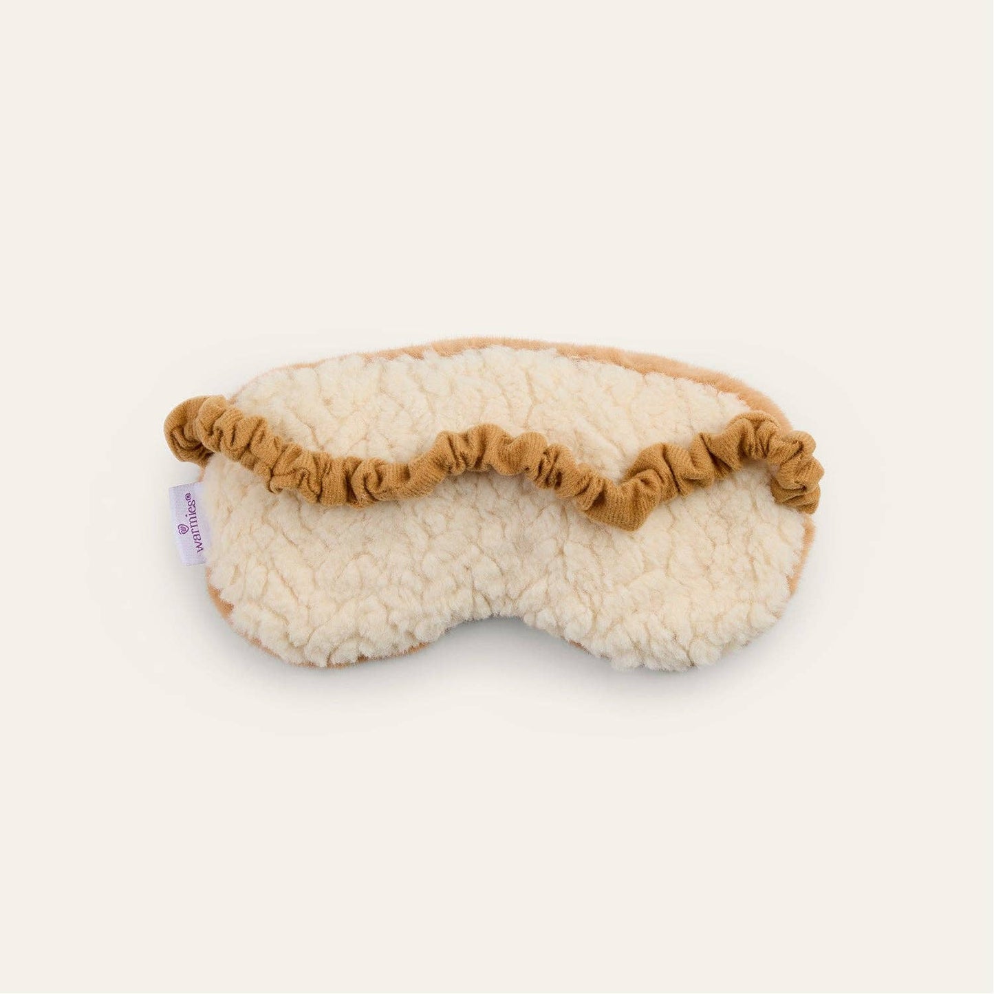 Sherpa Brown Warmies Eye Mask