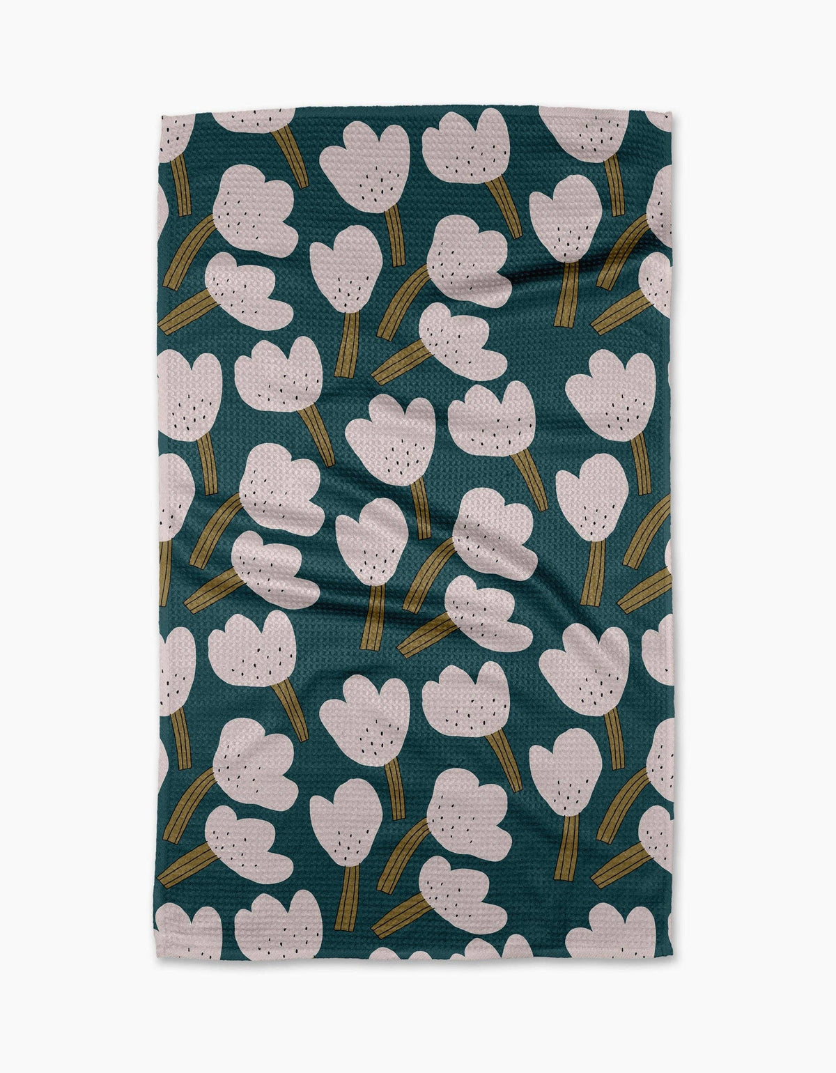 Tulips Geometry Tea Towel