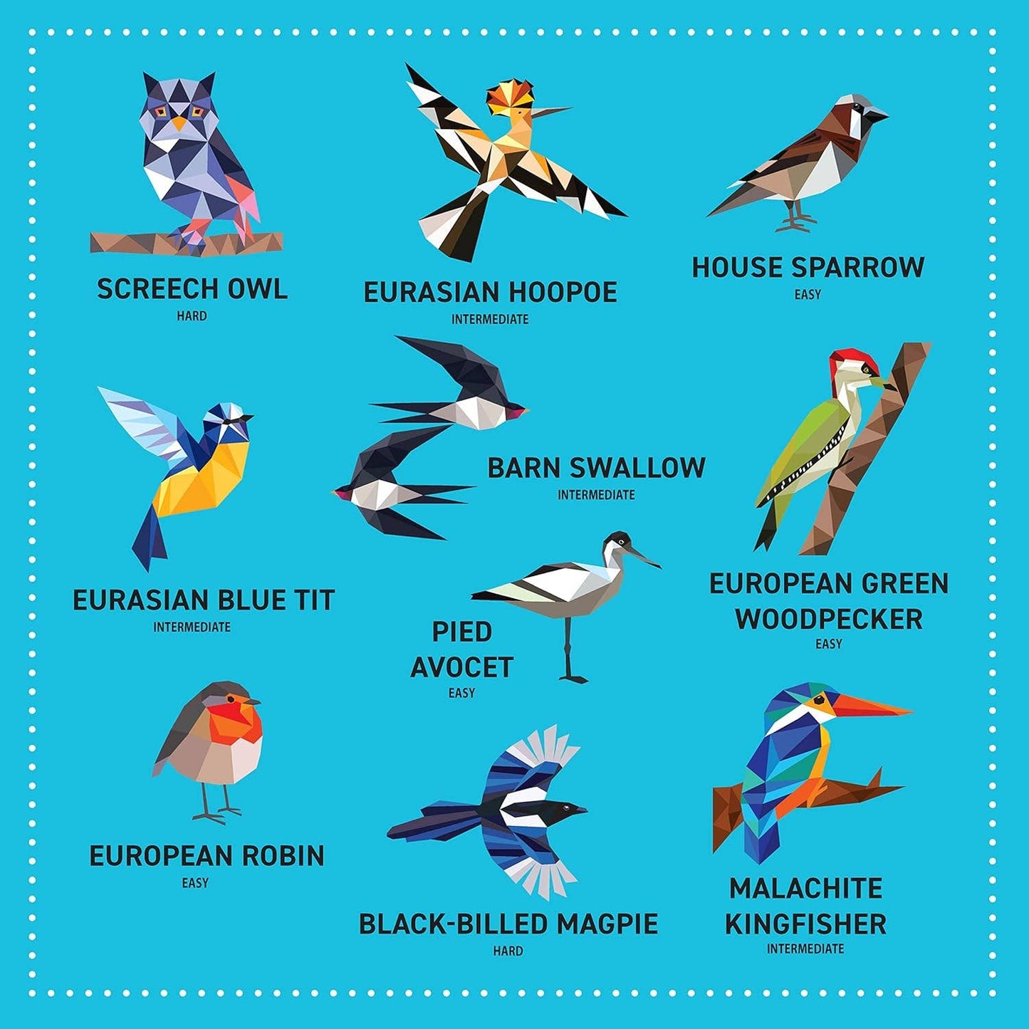 My Sticker Paintings: Birds