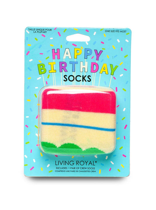 "It's My Birthday" - Cake Socks