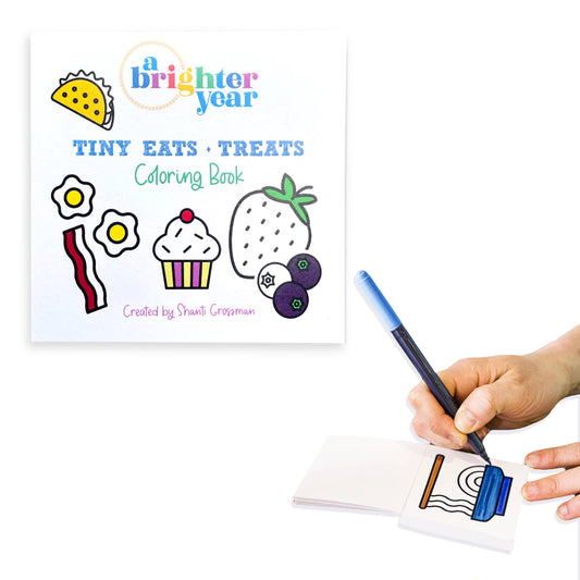 Tiny Eats Treats Mini Coloring Book