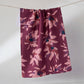 Mulberry Bloom Geometry Tea Towel