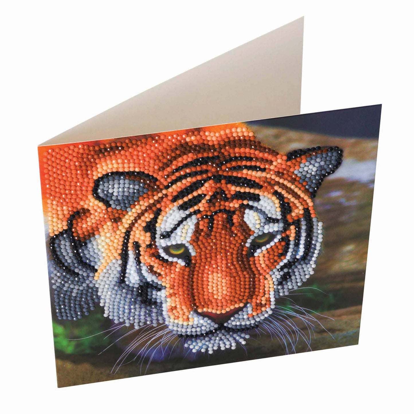 Tiger Crystal Art Card Kit