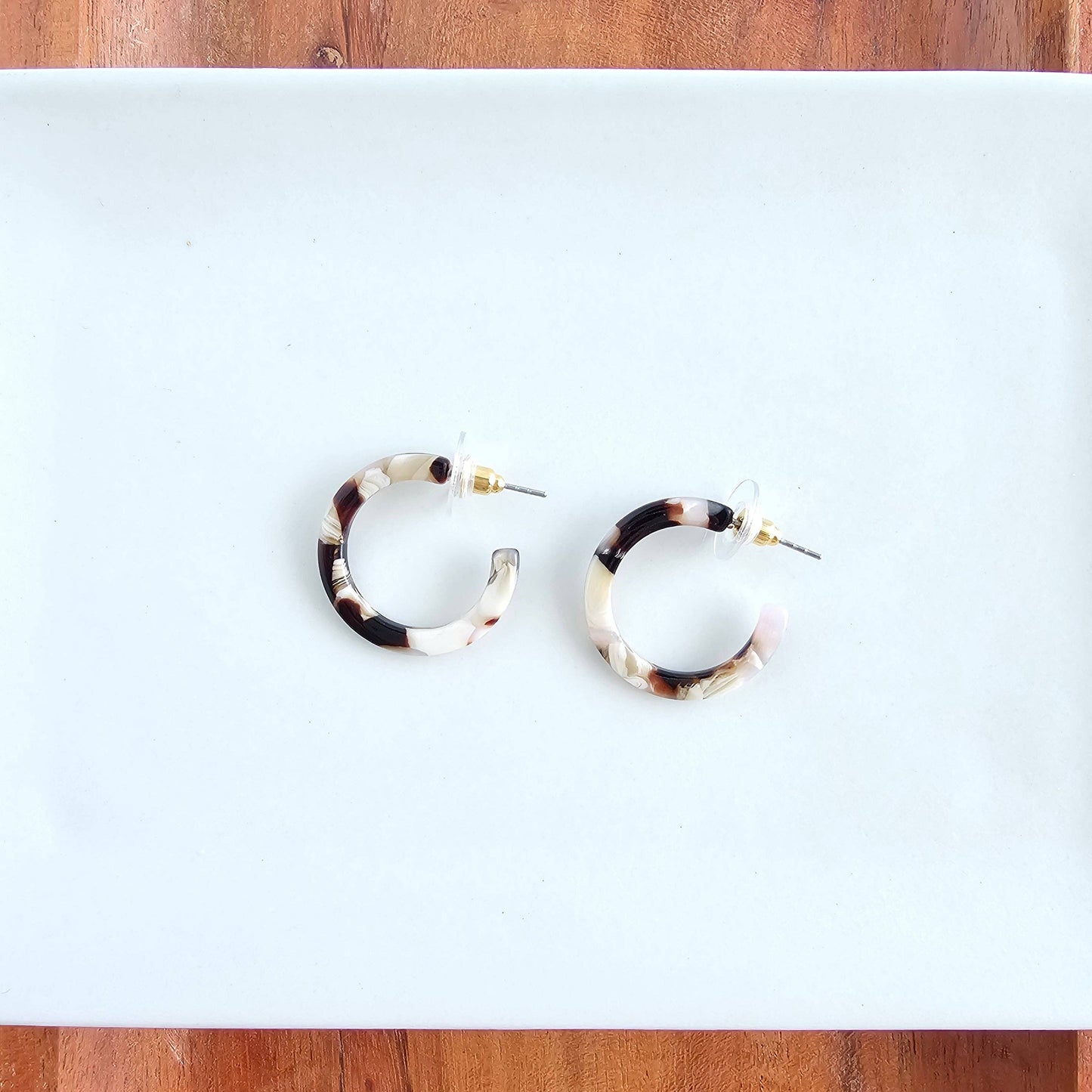 Cam Mini Hoops -  Chai Tea