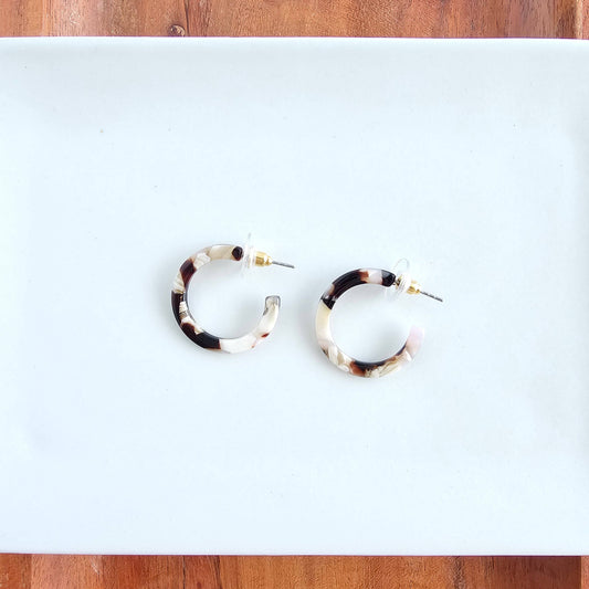 Cam Mini Hoops -  Chai Tea