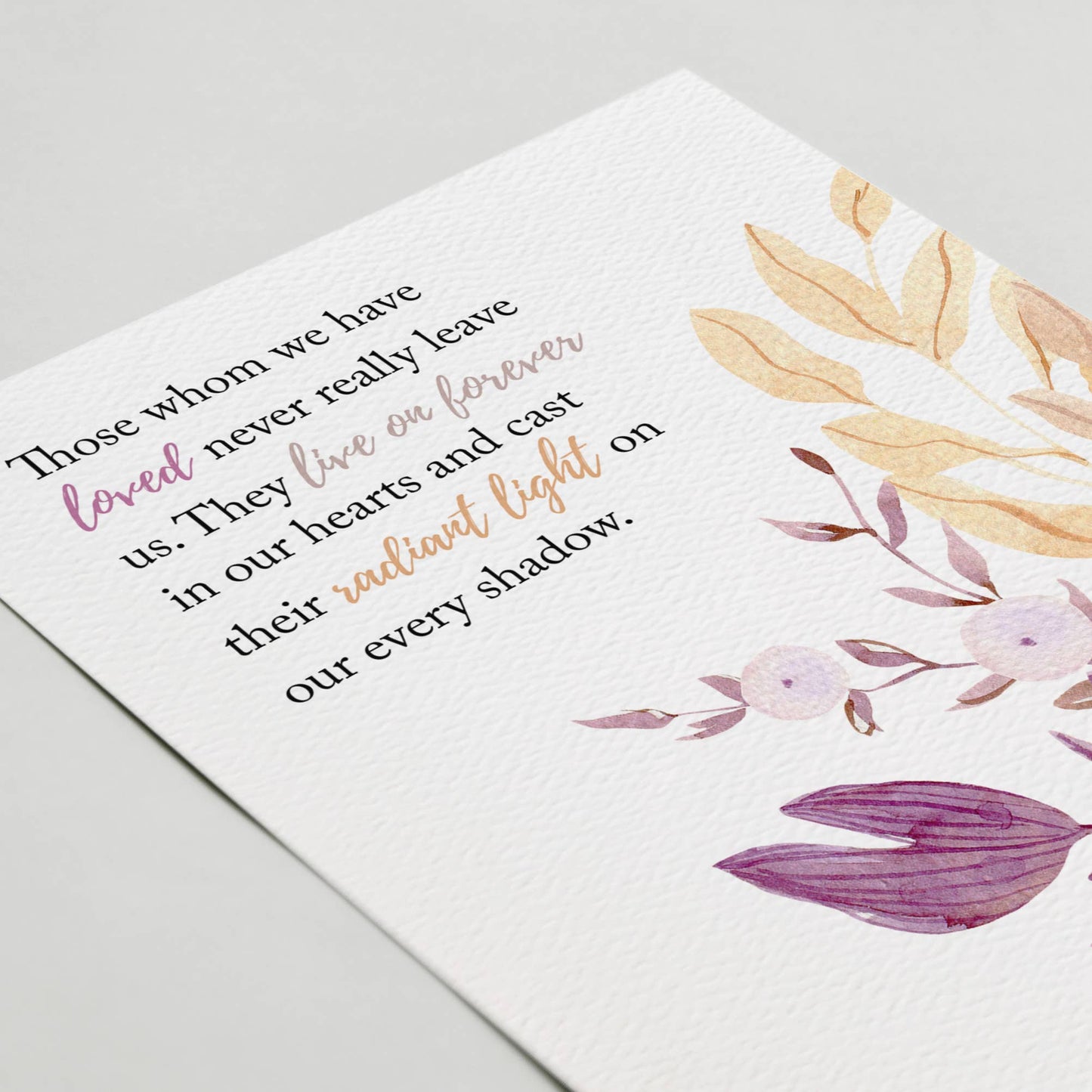Sympathy Card | Blank Greeting Card