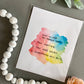 Just in Case You Forget- 8x10 Art print
